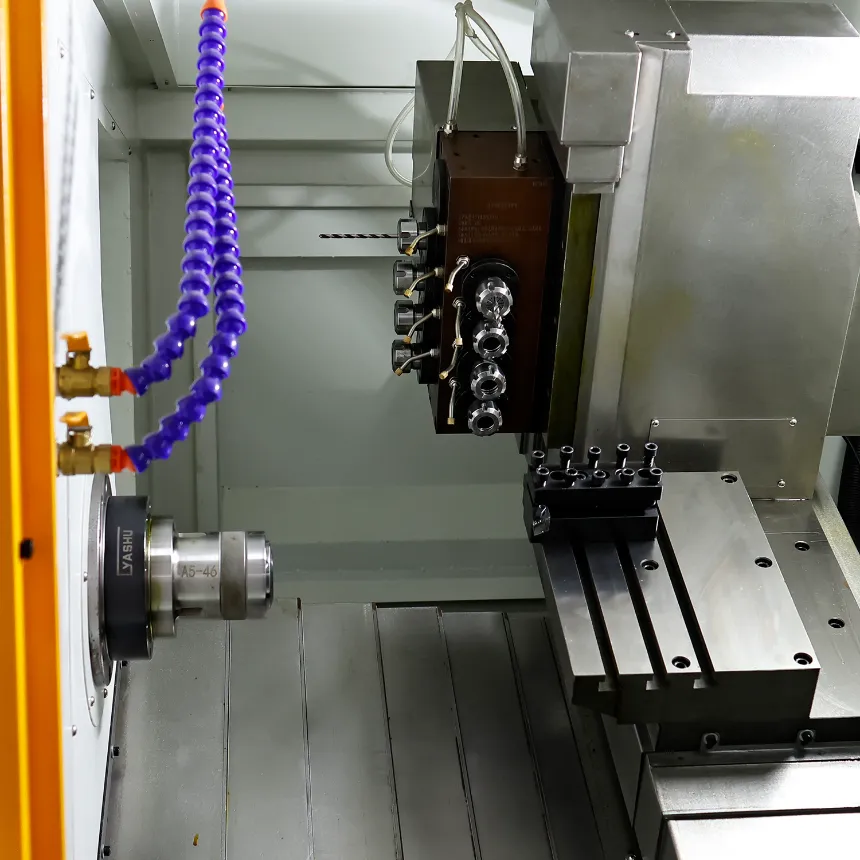 La máquina de torneado y fresado SZGH-46Y mejora la precisión de la máquina CNC